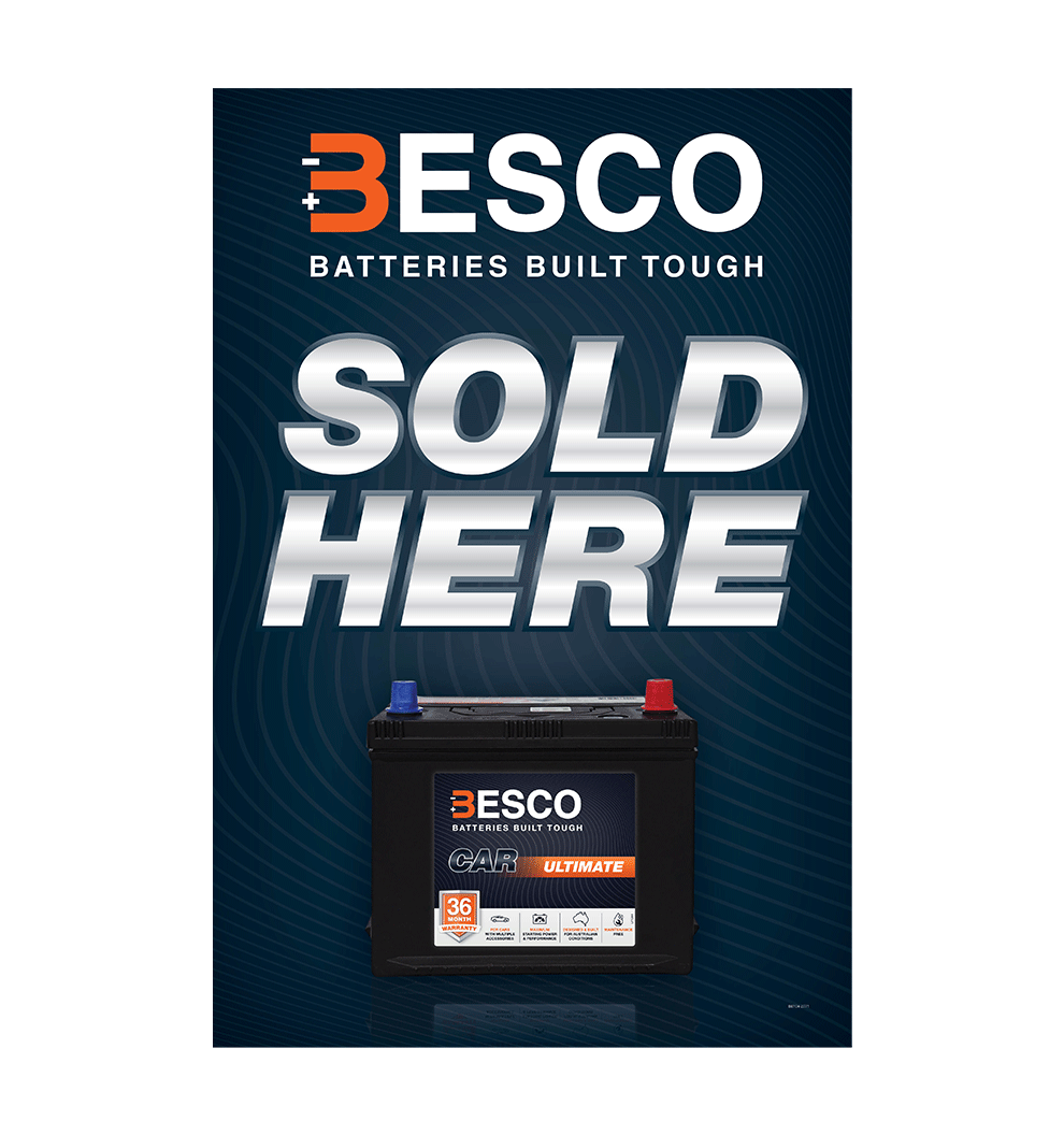 Besco Sold Here Corflute (600mm x 900mm) - BE104-2771