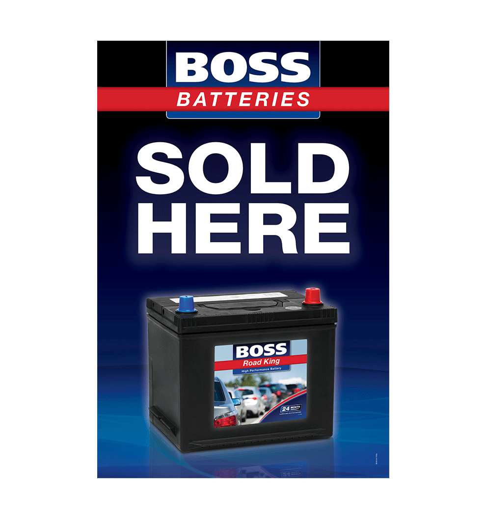 BOSS 'Sold Here' Corflute Sign (600mm x 900mm) - BOS104-1700b