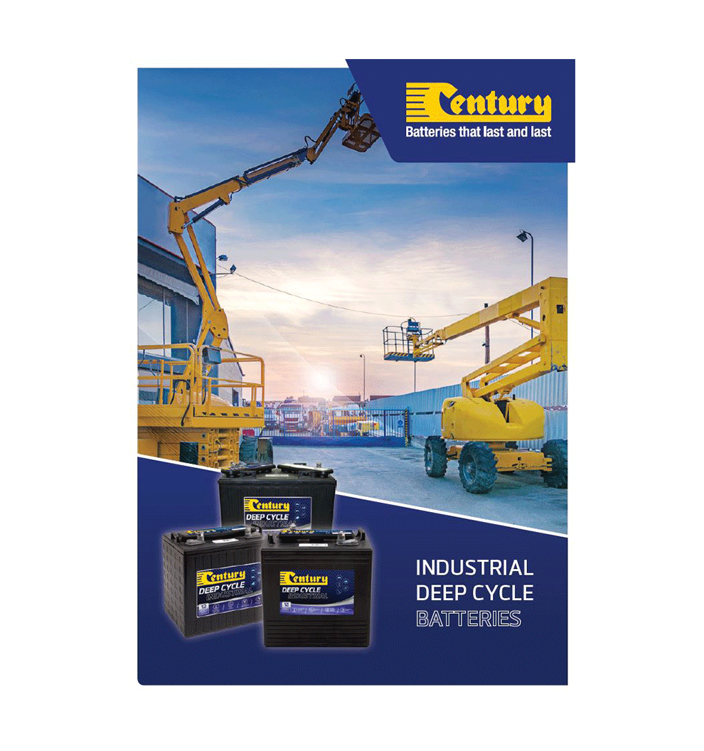 Century Industrial Deep Cycle Range Brochure - Pack of 25 - CB103-1757b
