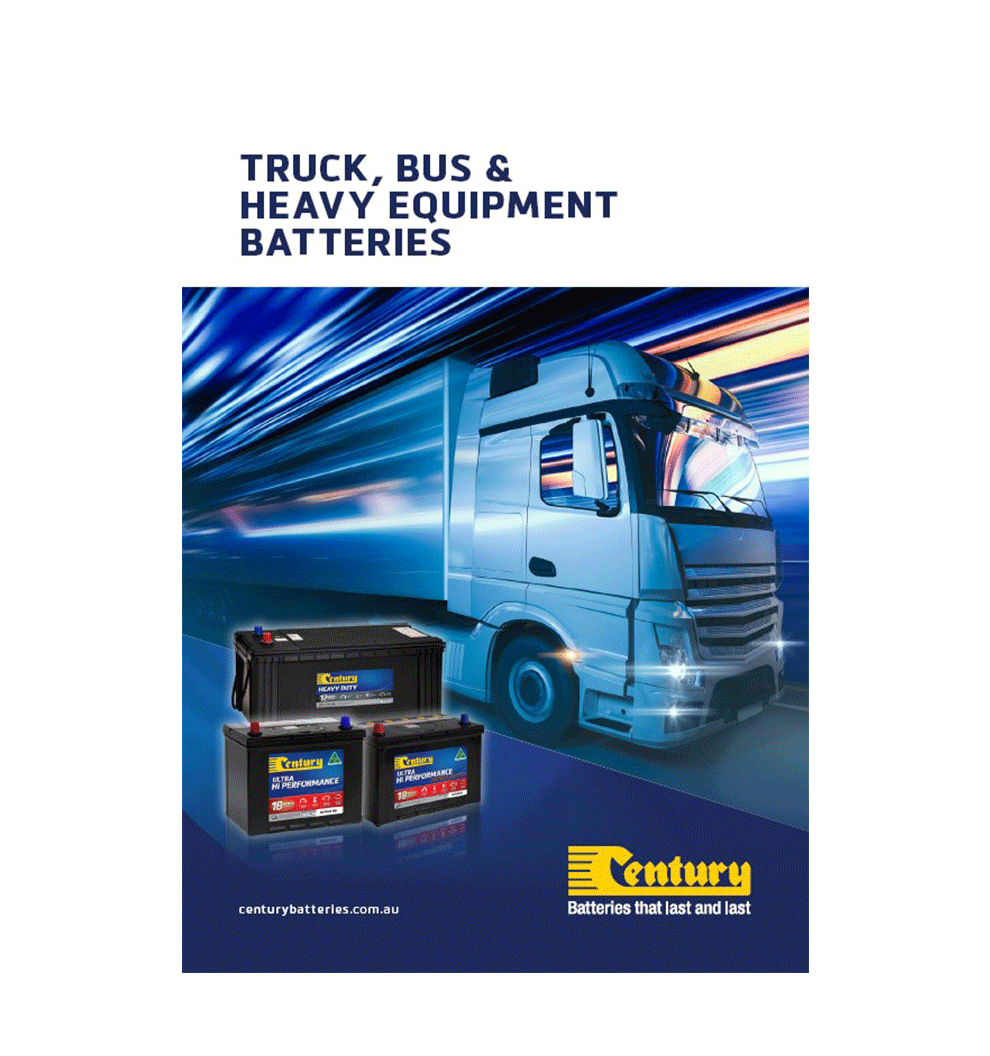Century 2024 AU Truck Bus & Heavy Equipment Batteries Category Brochure - Pack of 10 - CB103-3472