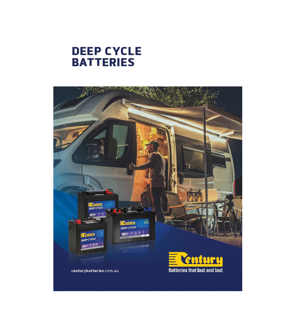 Century 2024 AU Deep Cycle Batteries Category Brochure - Pack of 10 - CB103-3473