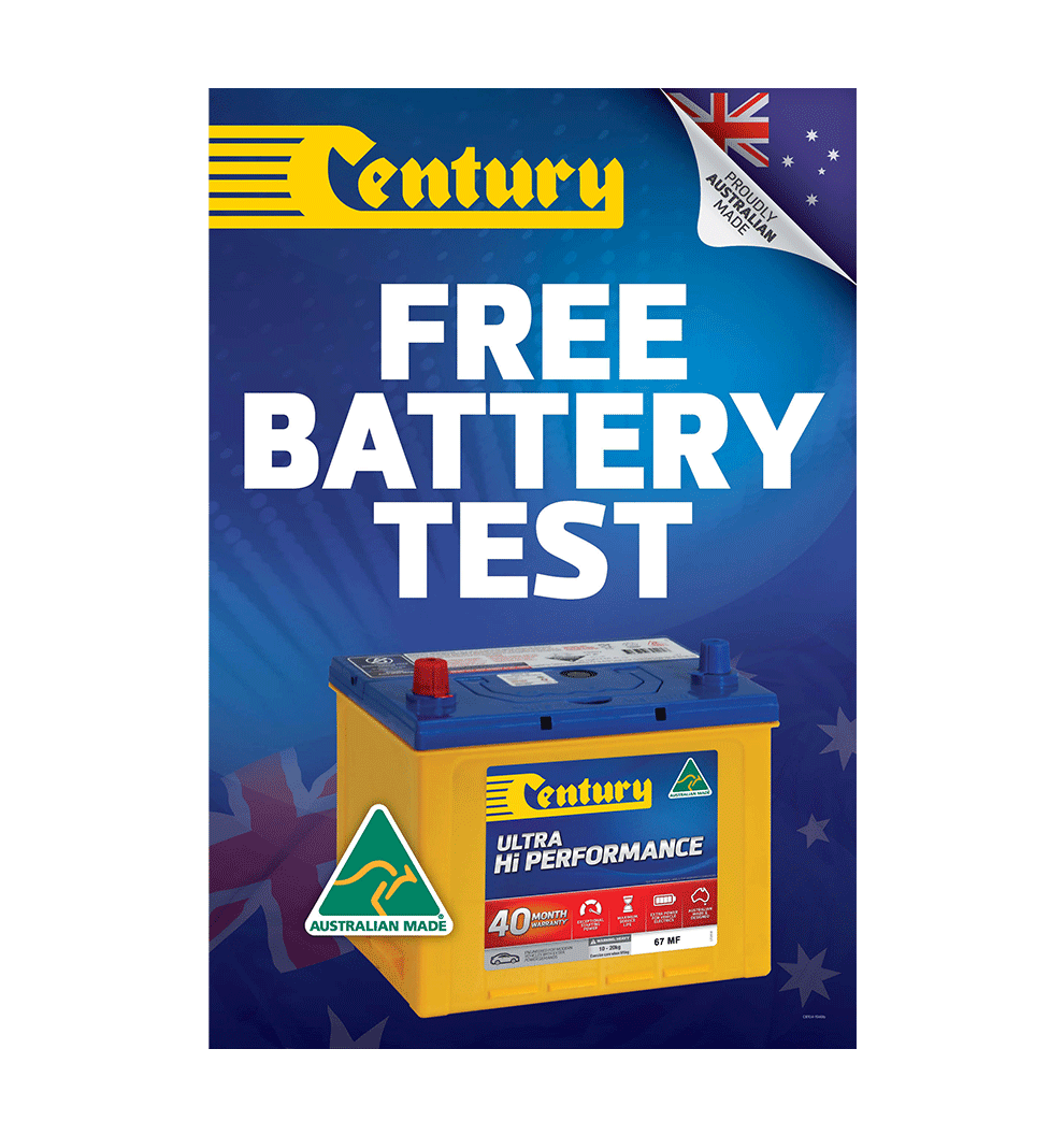Free Battery Test Corflute (600mm x 900 mm) - Pack of 5 - CB104-1948b