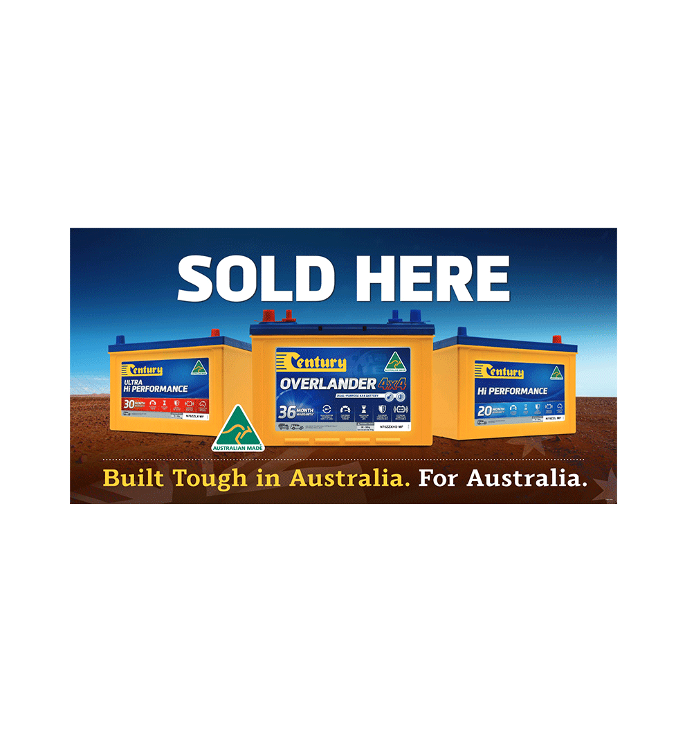 Century 4x4 Metal Sign Built Tough 1800x900 - CB104-2911a