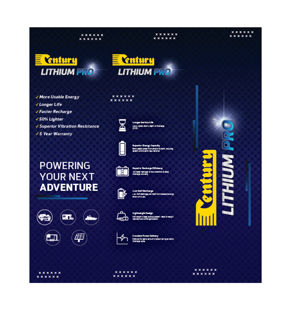 Century Lithium Pro Bollard Cover - Pack of 3 - CB104-3342