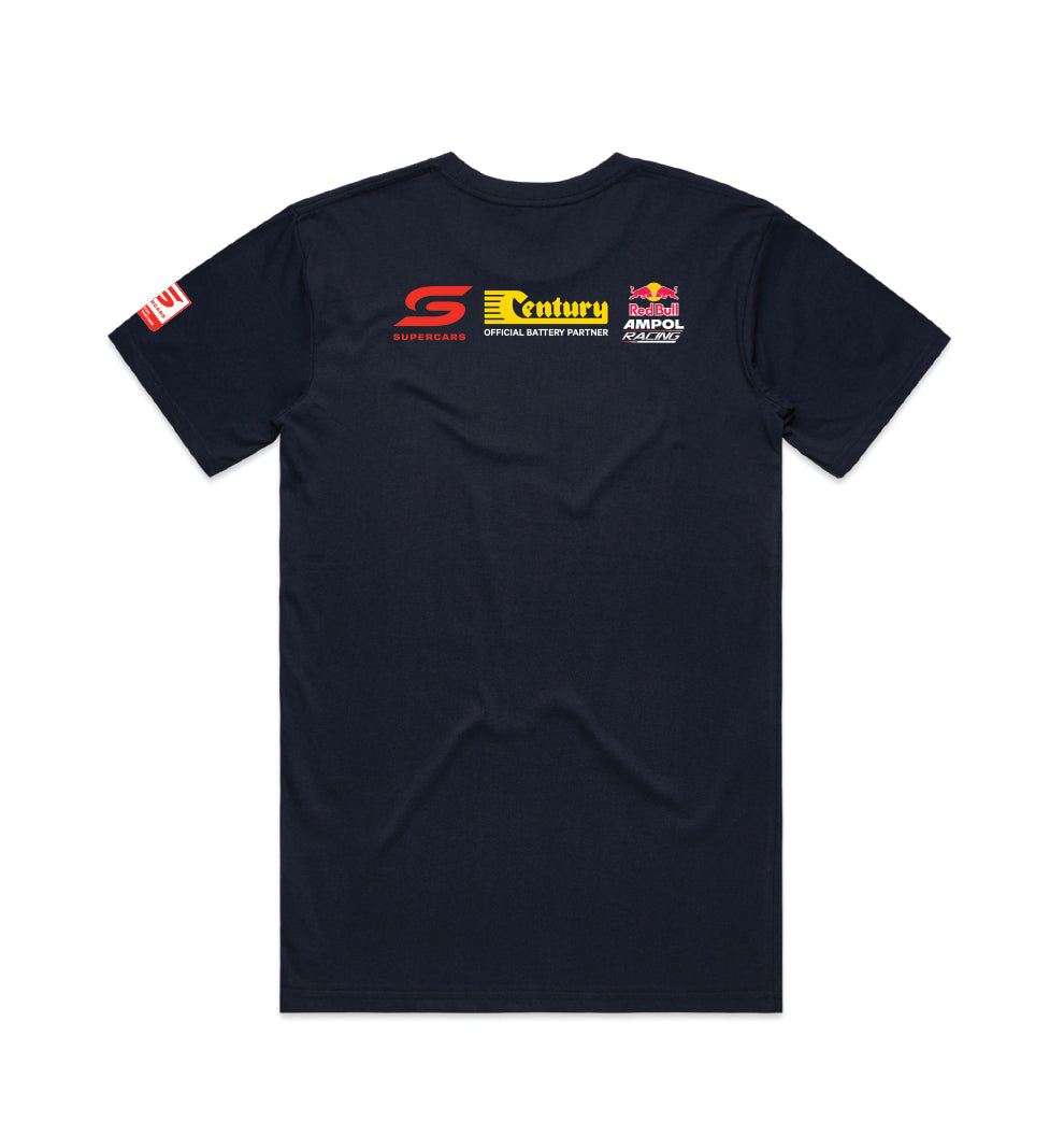 Century Red Bull Ampol Racing Navy T-Shirt - CB108-3405-RBAR POD