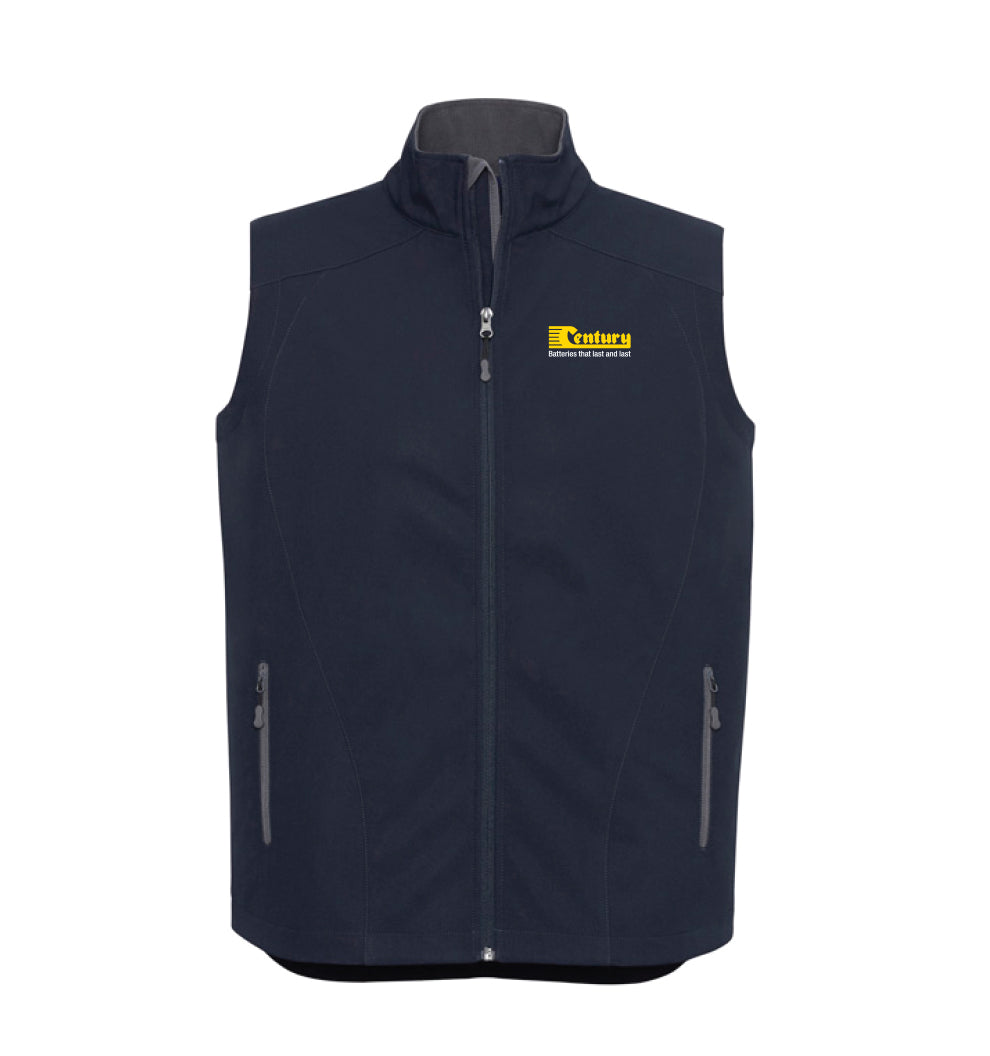 Century Navy Mens Geneva Softshell Vest (J404M) - CB108-3688