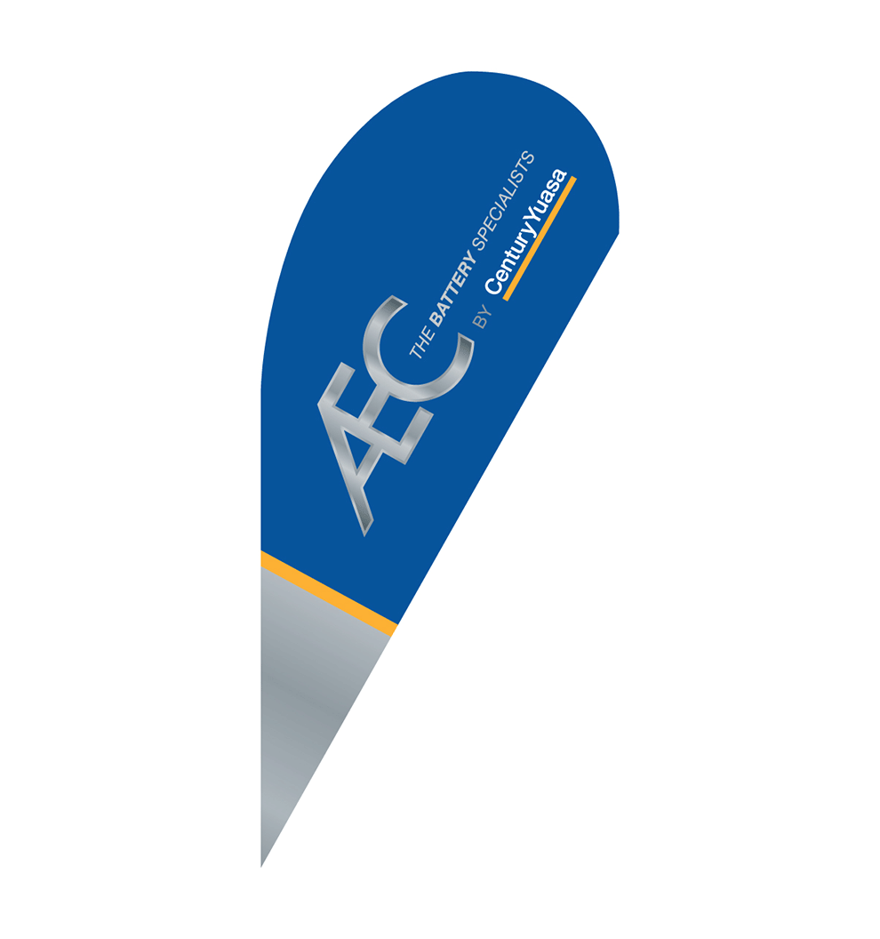 AEC Large Teardrop Banner Kit (w)900mm x (h)2000mm - CB117-3004