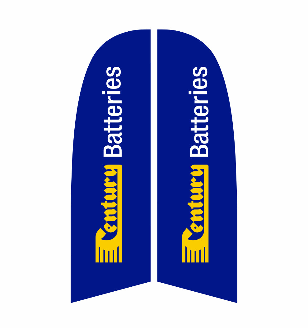 Century 3.5m Medium Feather Banner Kit - CB118-3010a