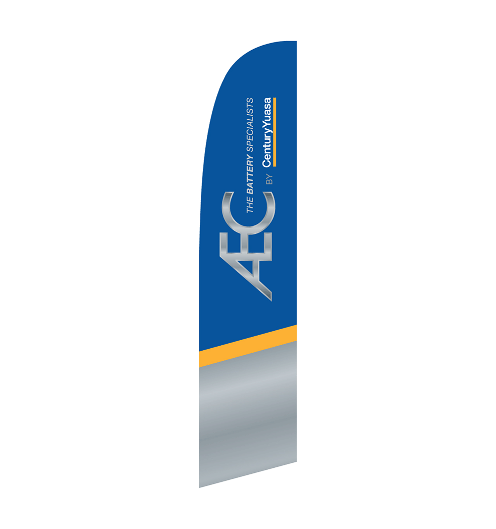 AEC Large Feather Banner Kit - (w)700mm x (h)3200mm - CB118-3013