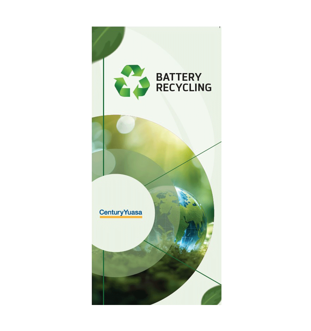 Century Yuasa Recycling DL Brochure - Pack of 10 - CY105-3461