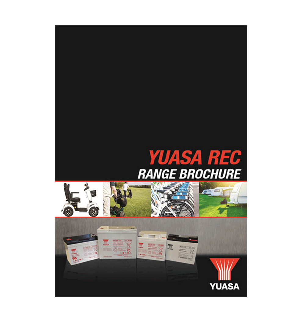 YUASA REC 4pg Range Brochure - Pack of 25 - YU103-1585