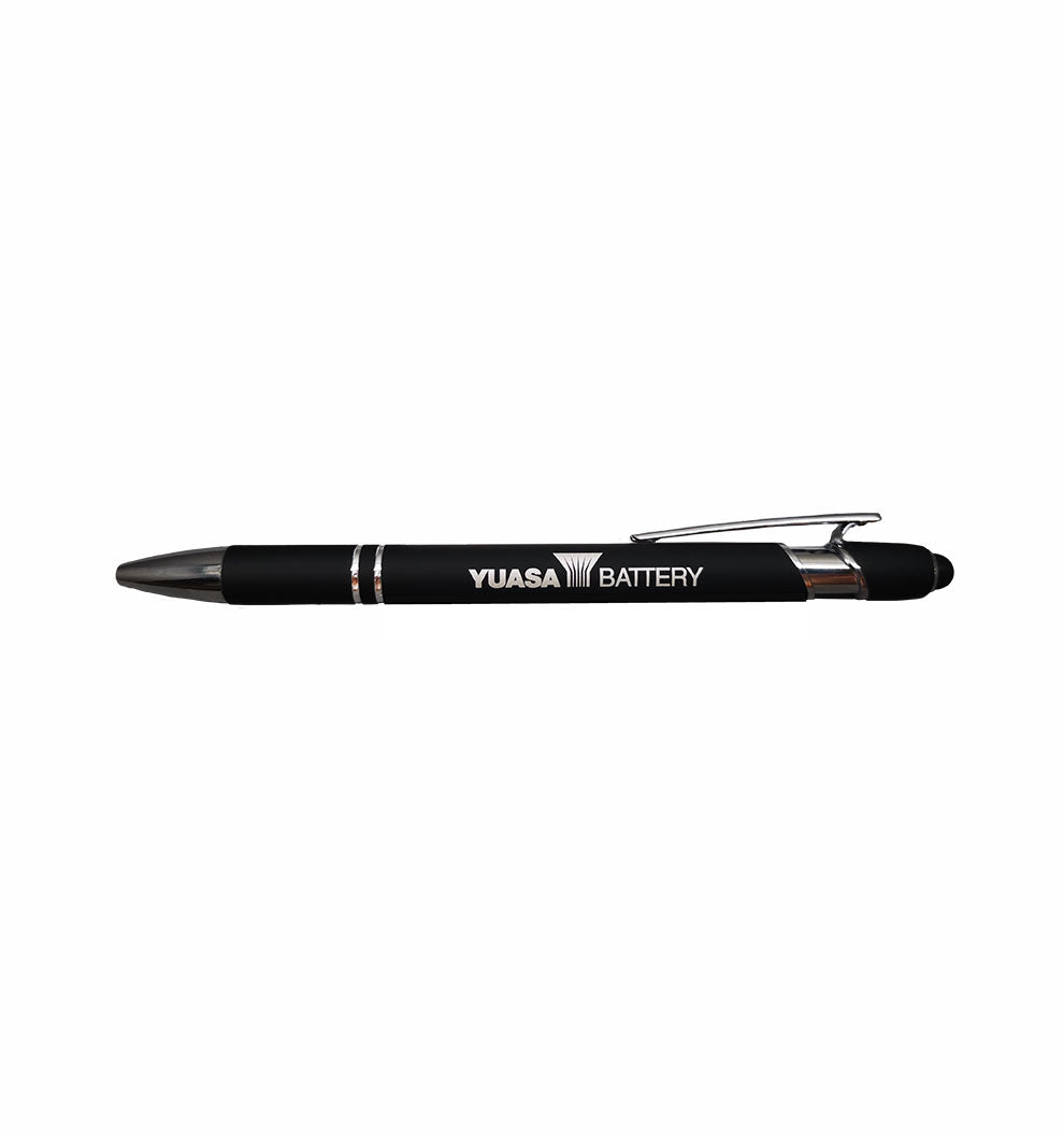 Yuasa Aluminium Black Pen - Pack of 10 - YU108-1375b