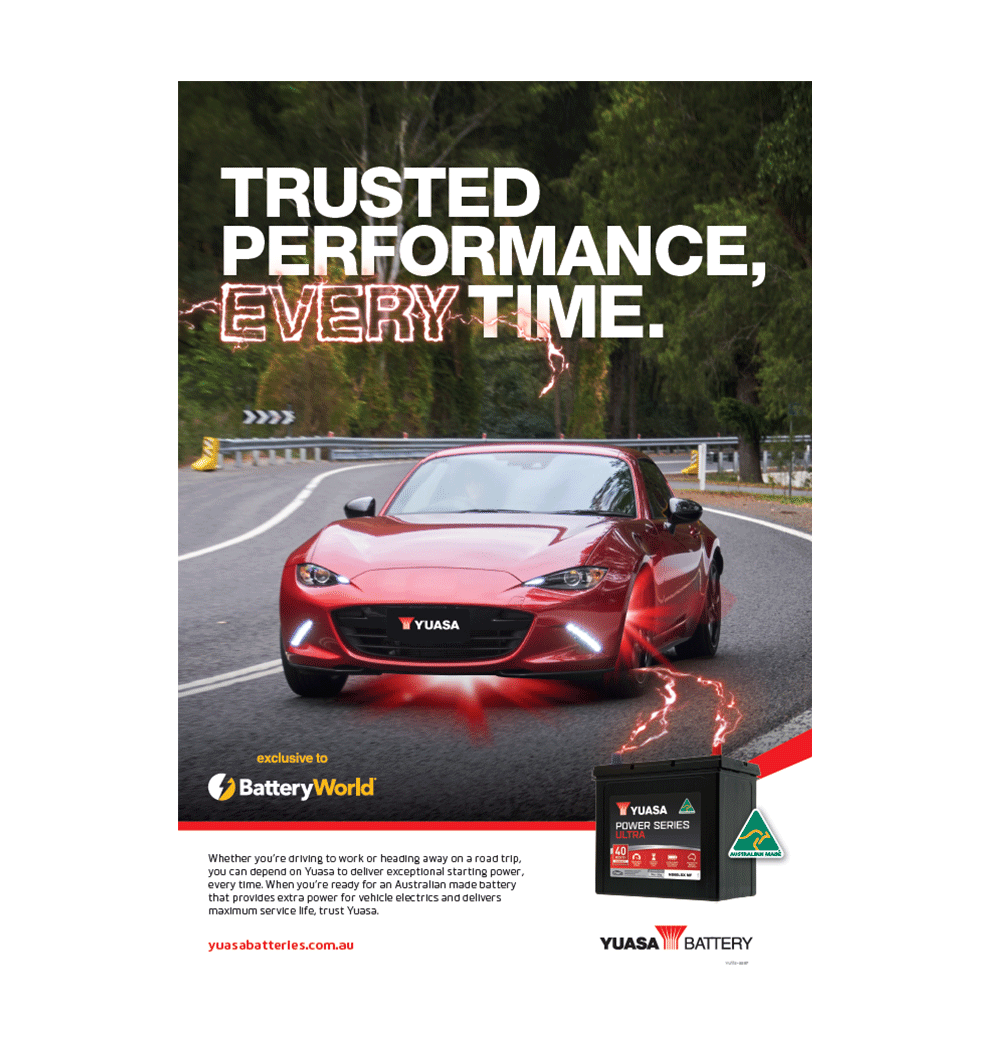 Yuasa Auto Poster A2 - YU112-3397