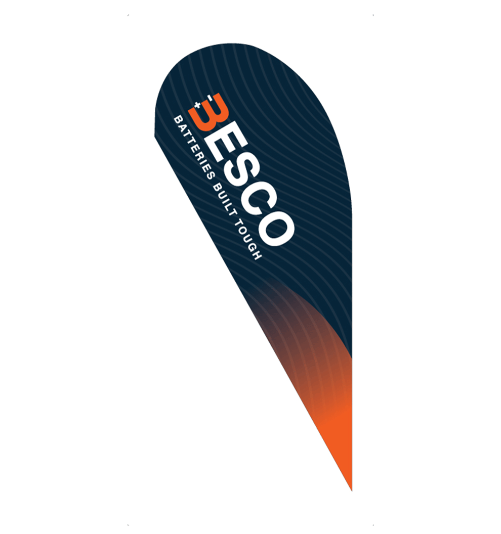 Besco Medium Teardrop Banner Kit (Marketing) - BE104-2772-MKG