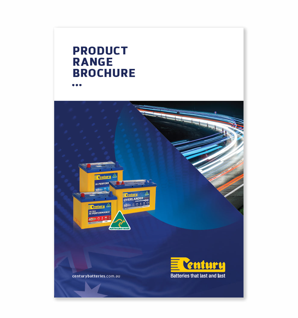 Century Batteries Trade Range Brochure - Pack of 5 - CB103-2888j