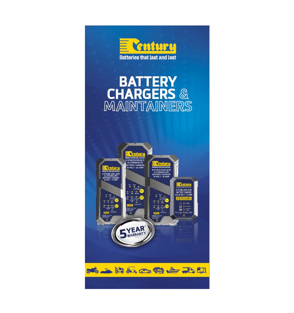 Century AU Chargers DL - Pack of 10 - CB103-3476a