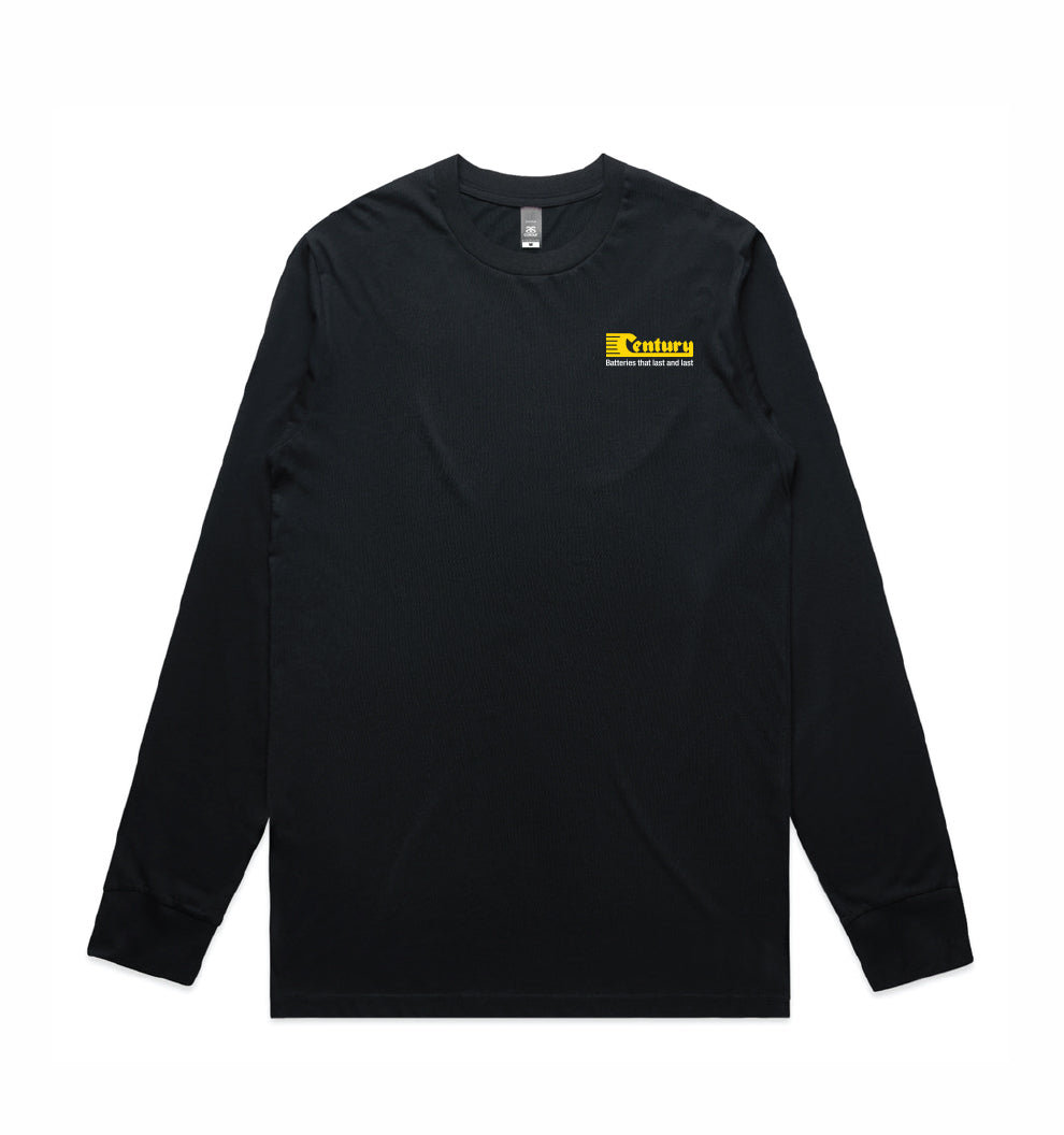 Century Batteries Navy Long Sleeve T-Shirt - CB108-3684 POD