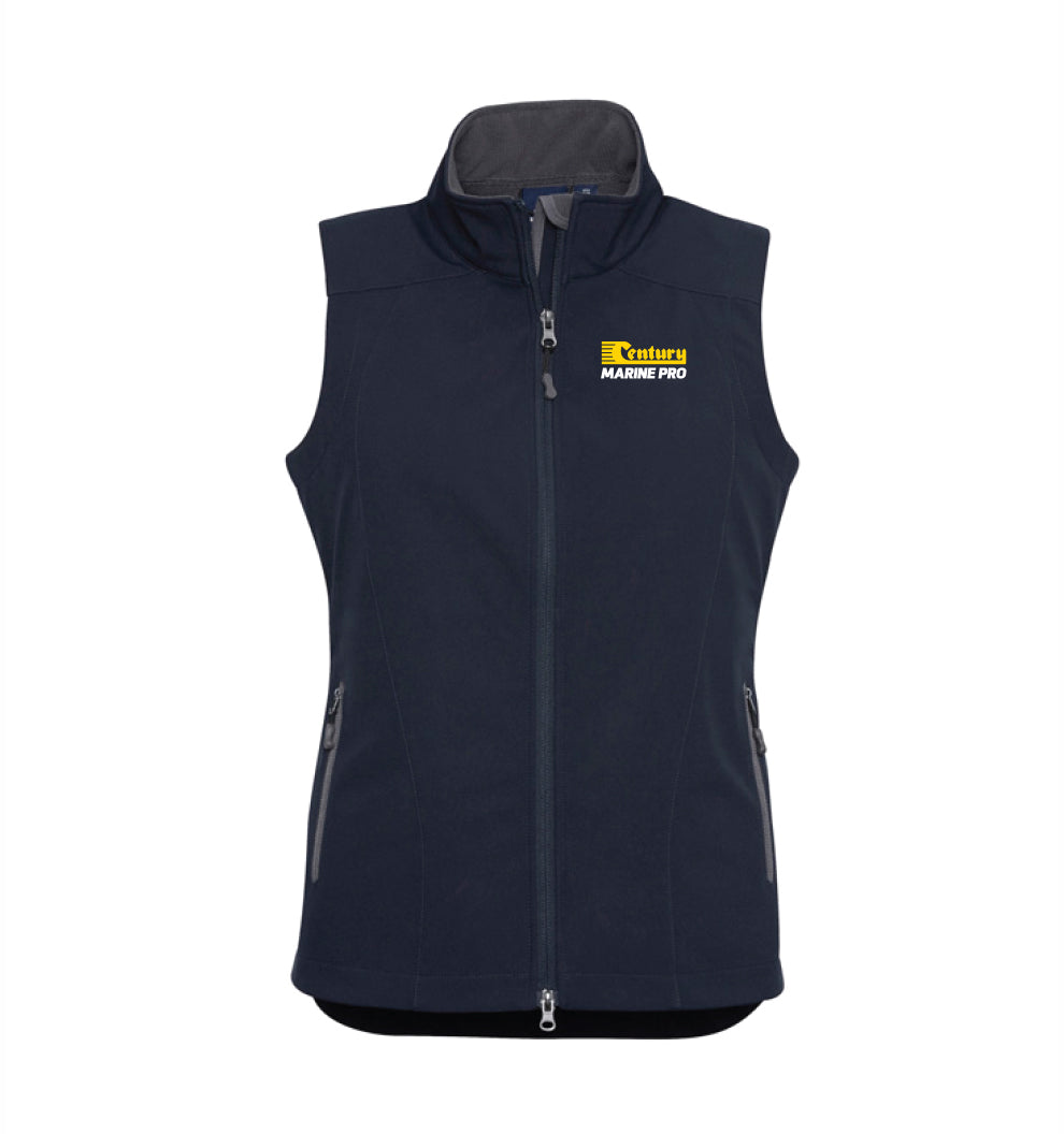 Century Marine Pro Womens Geneva Softshell Vest (J404L) - CB108-3688W-MP