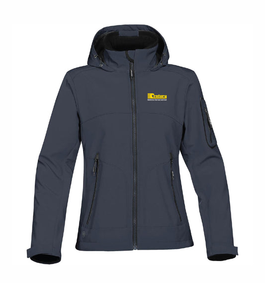 Century Navy Womens Cruise Softshell Jacket (XSJ-1W) - CB108-3690W
