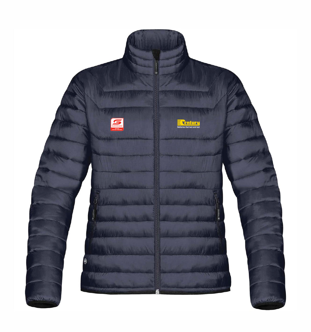 Century Supercars Navy Womens Altitude Puffer Jacket (PFJ-3W) - CB108-3692W-SC