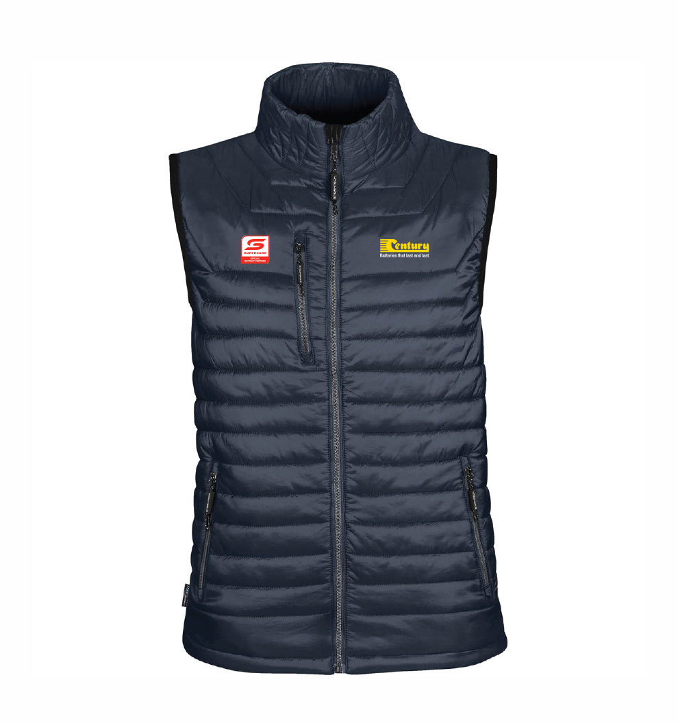 Century Supercars Navy Mens Gravity Thermal Puffer Vest (PFV-2) - CB108-3694-SC