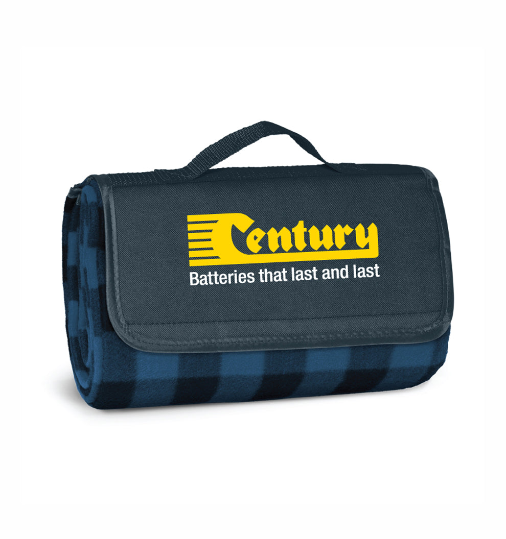 Century Alfresco Navy Picnic Blanket (112792) - CB108-3709 POD