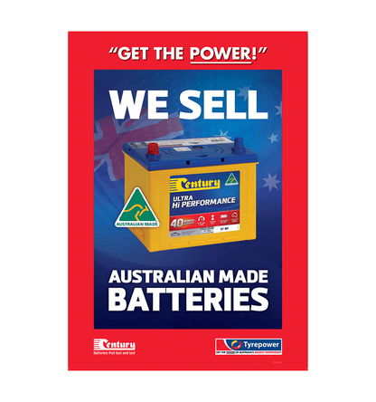 Tyrepower Battery A1 Poster - Pack of 10 - CB112-3180-PACK