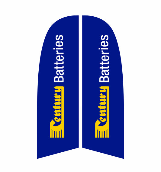 Century 3.5m Medium Feather Banner Kit - CB118-3010a