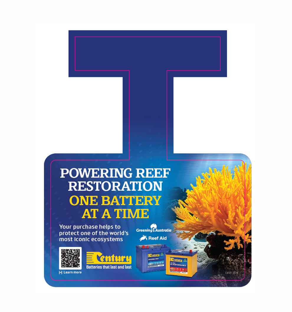 Greening Australia Reef Aid - Shelf Wobbler - CB131-3976