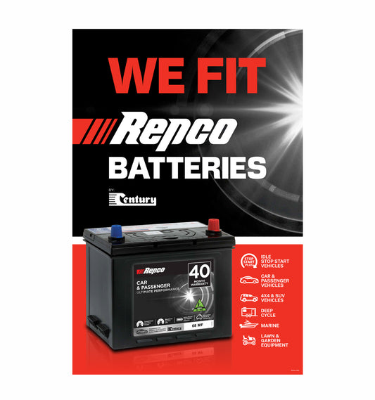 Repco We Fit Corflute Sign Incl Applications - RP104-3766d