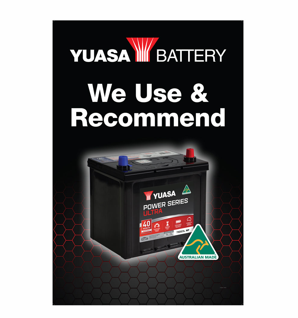 We Use & Recommend Corflute Sign 600x900 - YU104-3930