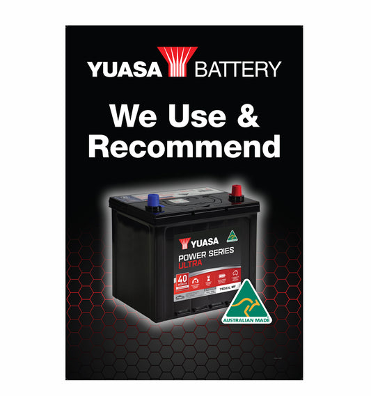 We Use & Recommend Corflute Sign 600x900 - YU104-3930