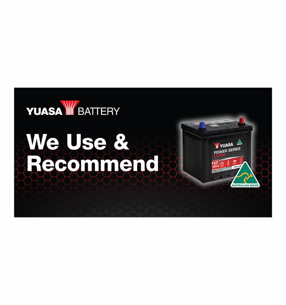 We Use & Recommend Corflute Sign 1800x900 - YU104-3993