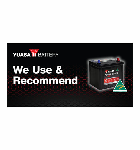 We Use & Recommend Corflute Sign 1800x900 - YU104-3993