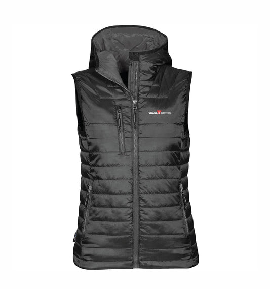 Yuasa Black Womens Gravity Thermal Puffer Vest (PFV-2W) - YU108-3695W