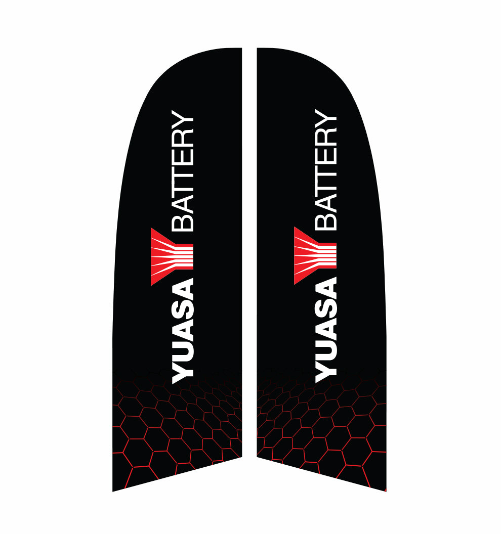 Yuasa 3.5m Medium Feather Banner Kit - YU118-3012a