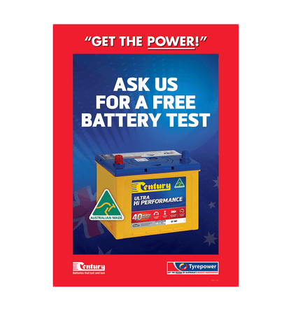 Tyrepower Battery A1 Poster - Pack of 10 - CB112-3180-PACK